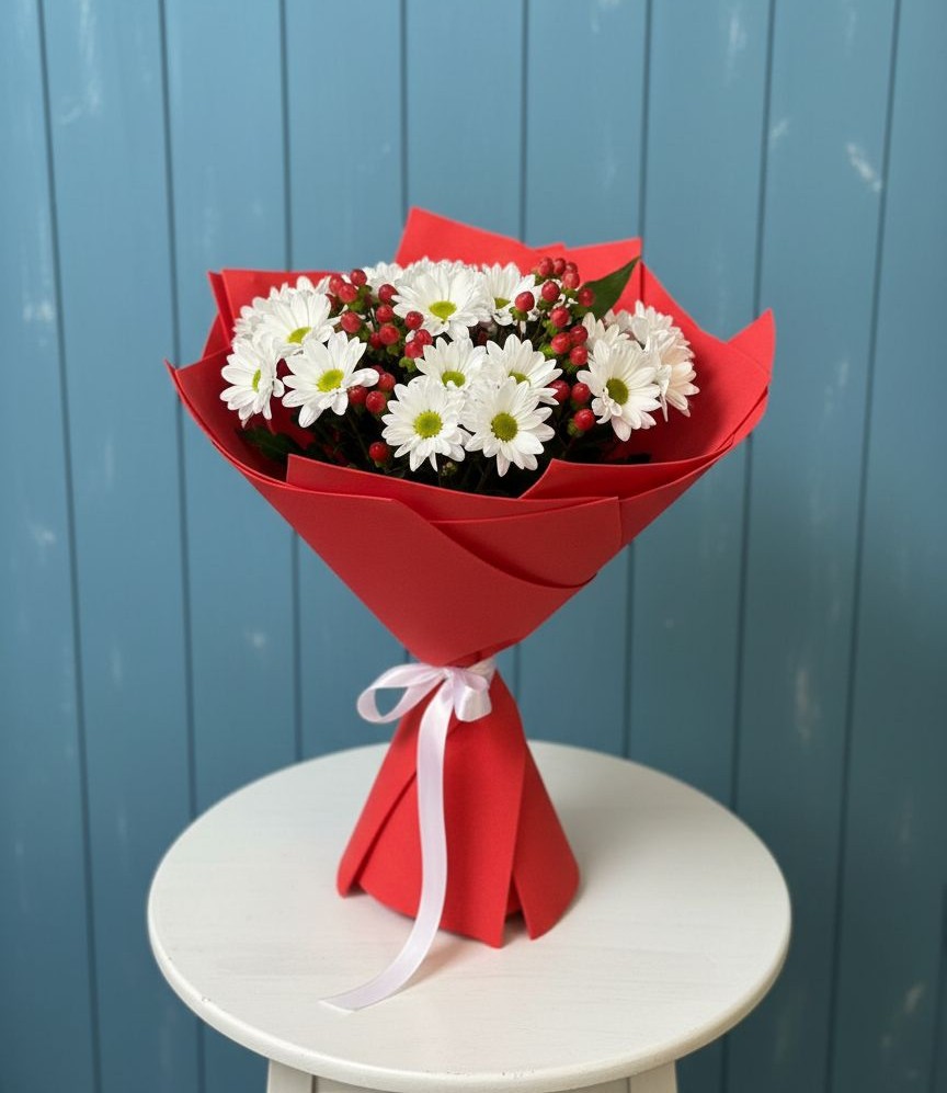 Букет цветов из: Хризантемы в Талинке