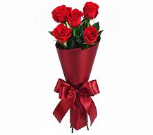 Букет 5 Красных роз Эдлесс Лав в Талинке