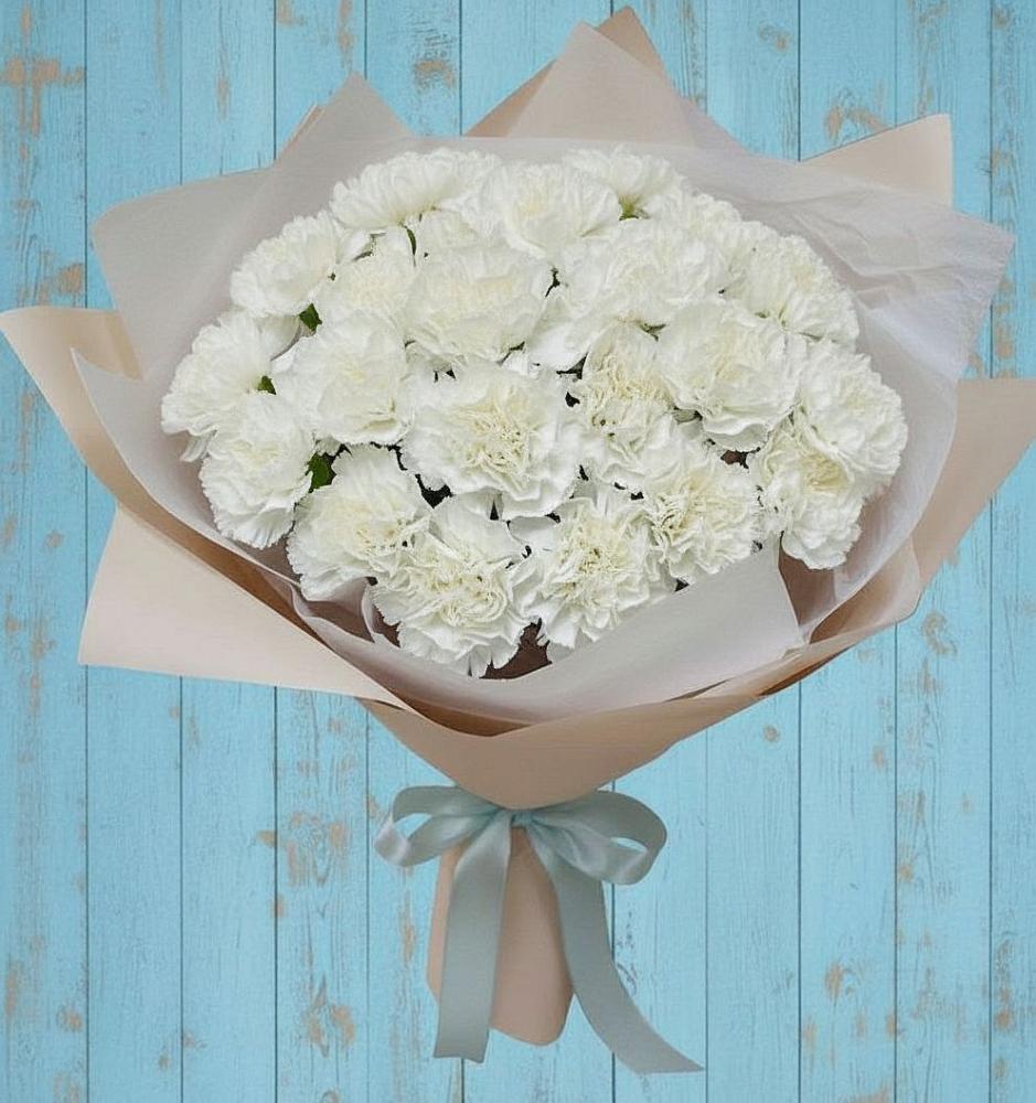 Букет цветов из: Гвоздики в Талинке