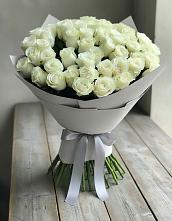 Букет 35 Белых роз в Талинке