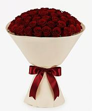 Букет 101 Бордовая роза Блэк Бакарра в Талинке