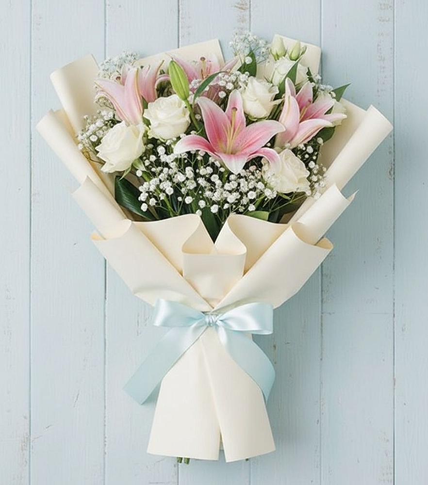 Букет цветов из: Лилии в Талинке