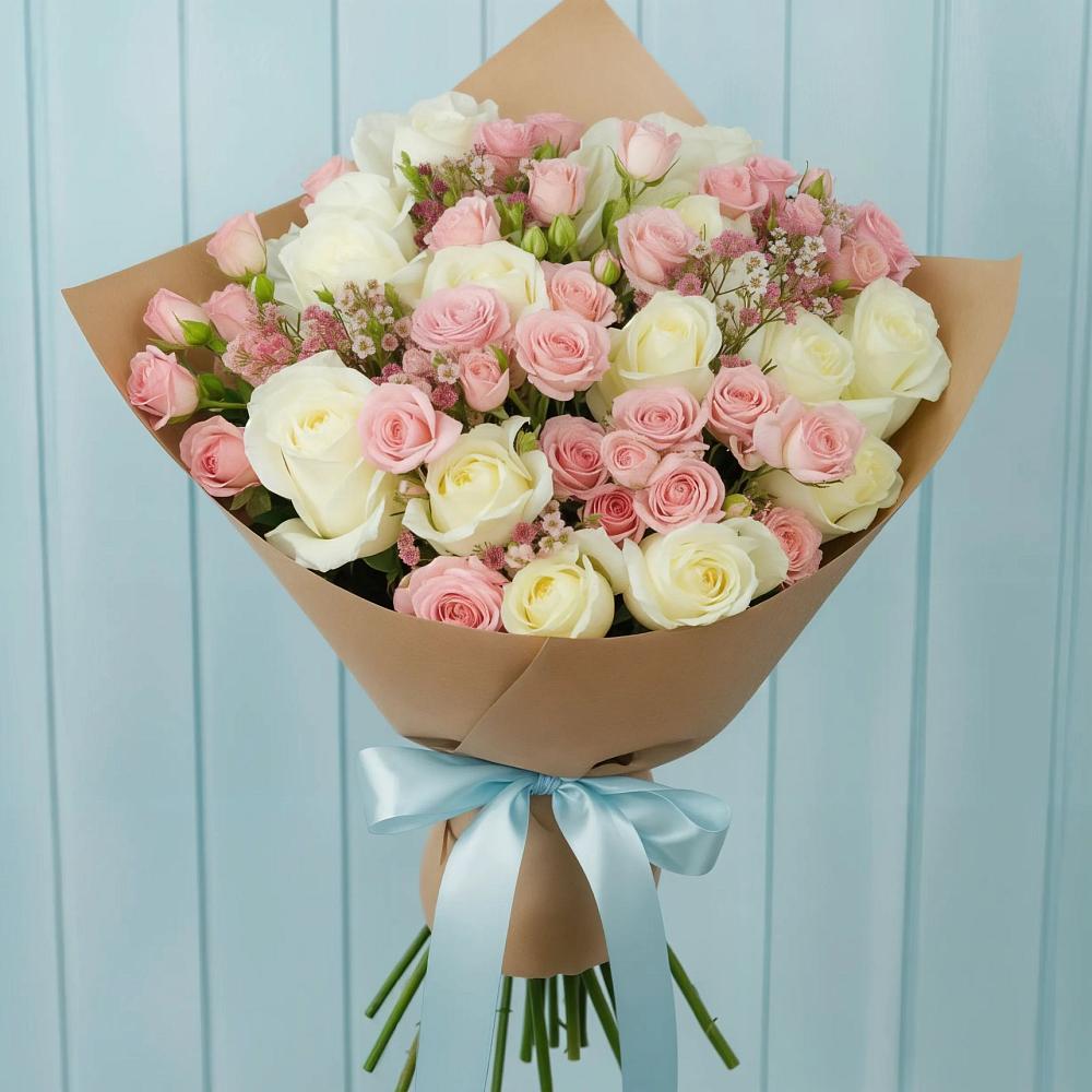 Букет цветов из: Розы в Талинке