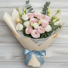 Букет цветов из:  Лизиантусы #REPLACE_PRED# Талинке