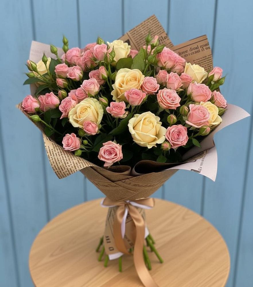 Букет цветов из: Розы в Талинке