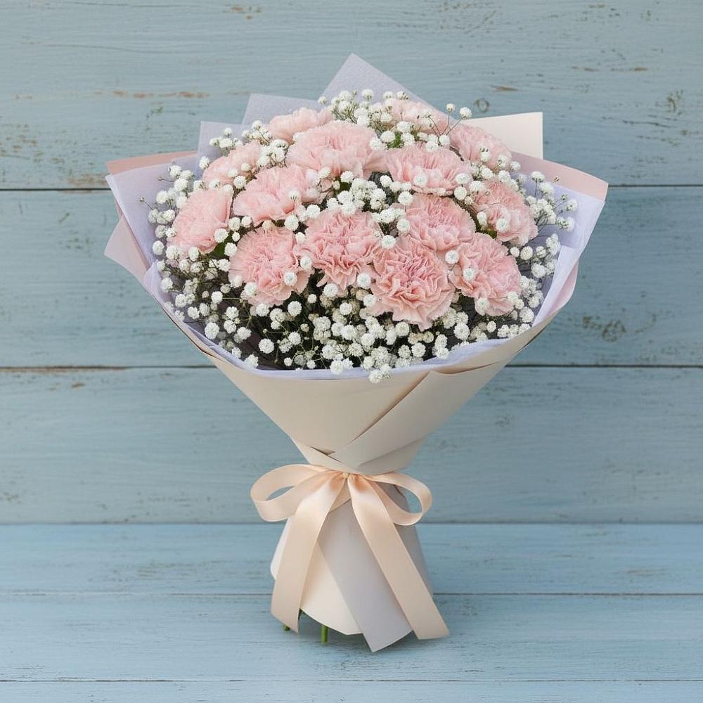 Букет цветов из: Гвоздики в Талинке