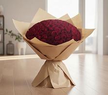 Букет 101 Красная роза в Талинке