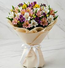 Букет цветов из:  Альстромерии #REPLACE_PRED# Талинке