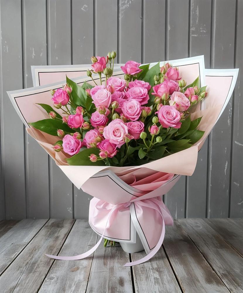Букет Розовый кустик в Талинке