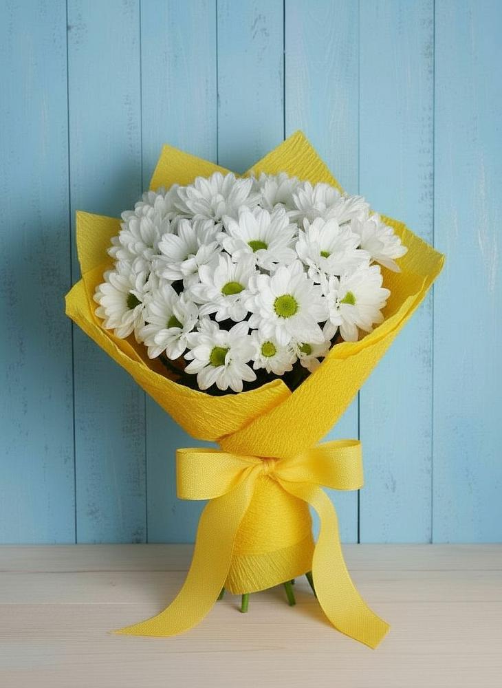 Букет цветов из: Хризантемы в Талинке