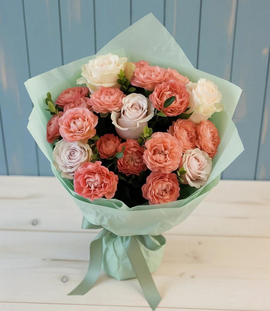 Букет цветов из: Розы в Талинке