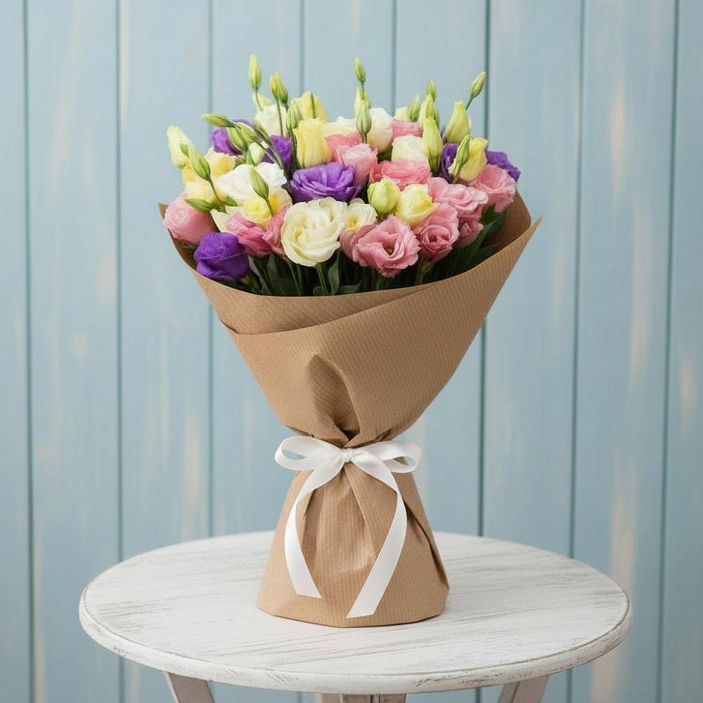 Букет цветов из: Лизиантусы в Талинке