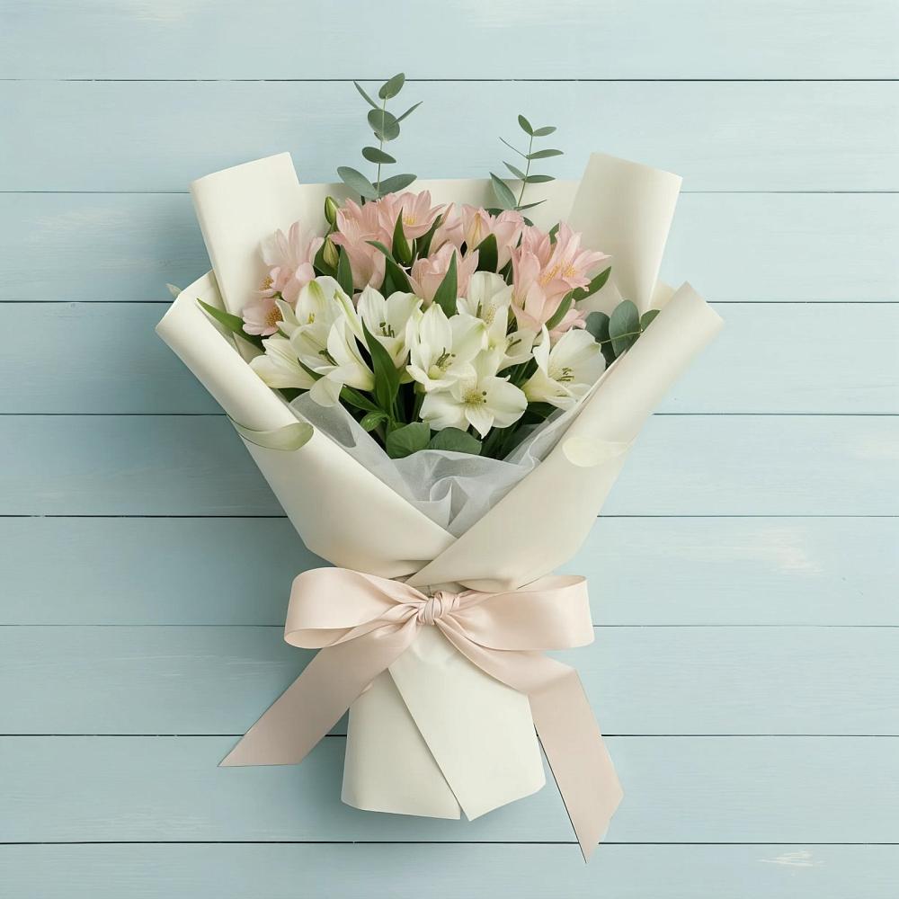 Букет цветов из: Альстромерии в Талинке