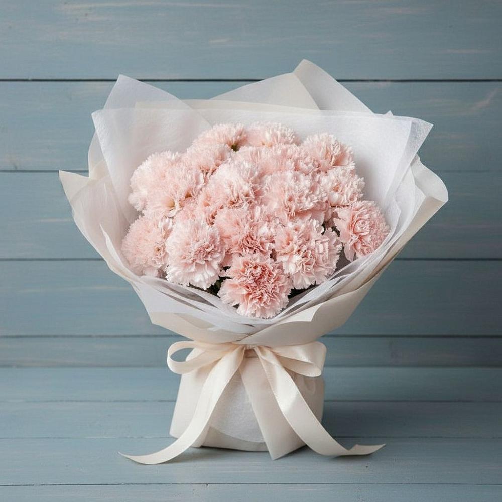 Букет цветов из: Гвоздики в Талинке