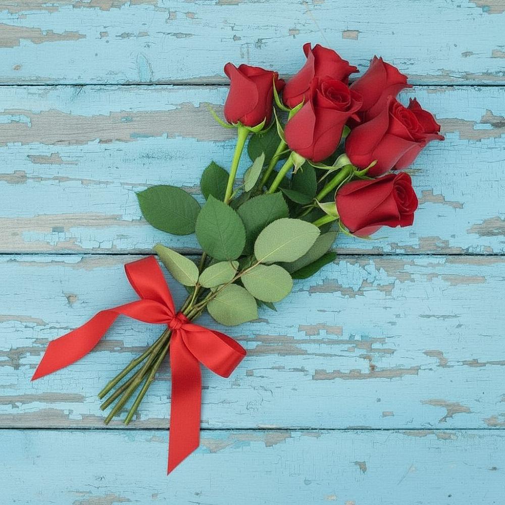 Букет Красные розы в Талинке